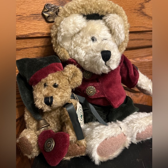 Vintage 3 Boyds Bears plush Christmas Santa angel collectors holiday decor - Picture 2 of 5